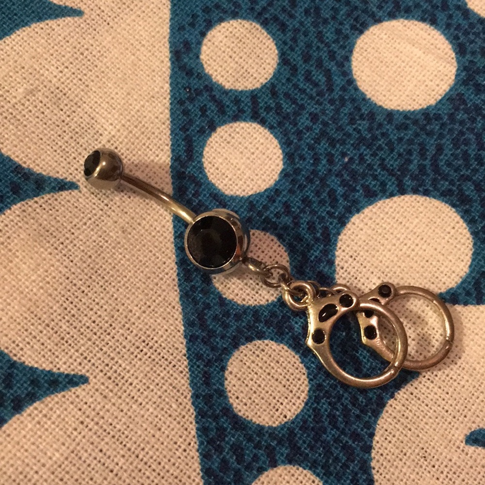 Handcuff Belly Ring